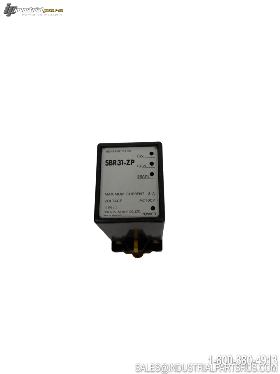Oriental Motor SBR31-ZP Relay View 3 - Used - Good