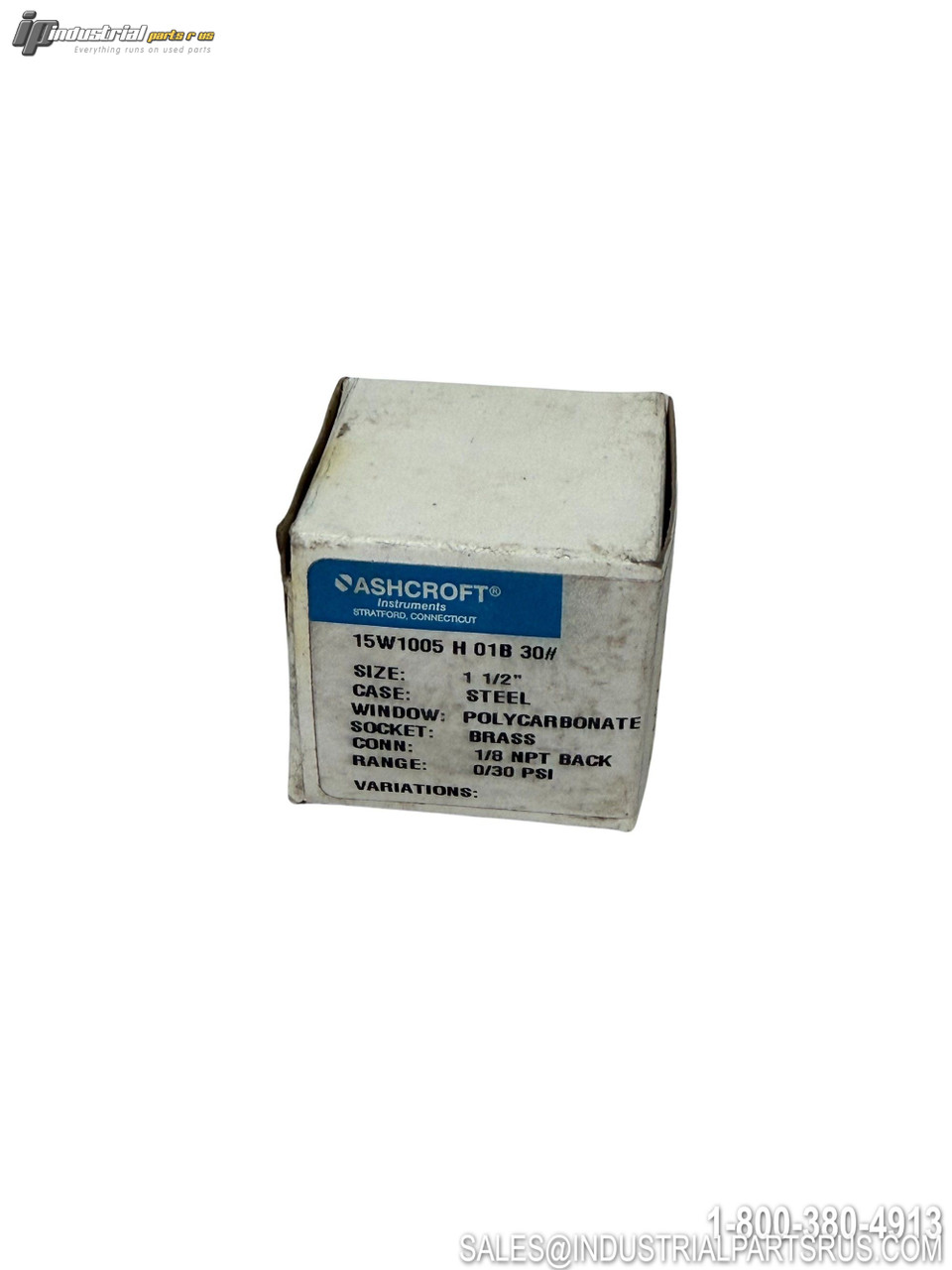 Ashcroft 15W1005 H 01B 30# - Photo 4