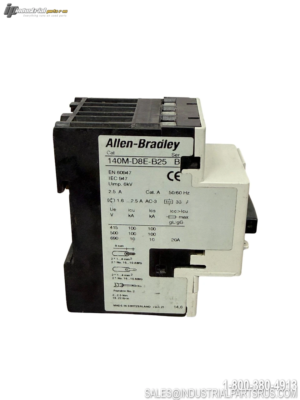 Allen-Bradley 140M-D8E-B25 Circuit Breaker Image 5