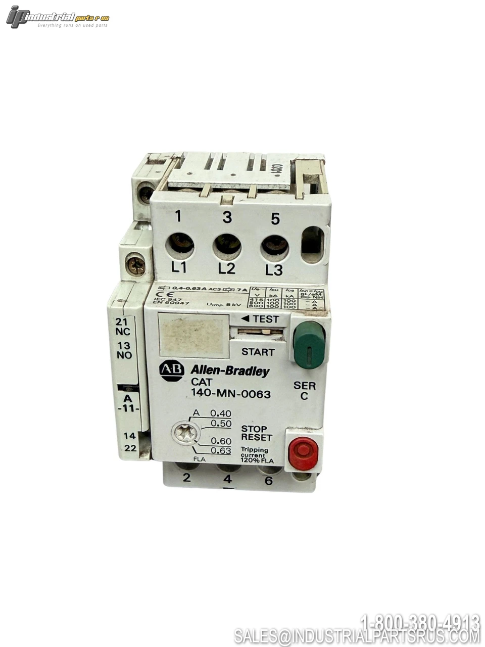Allen-Bradley 140-MN-0063 Motor Starter View 3