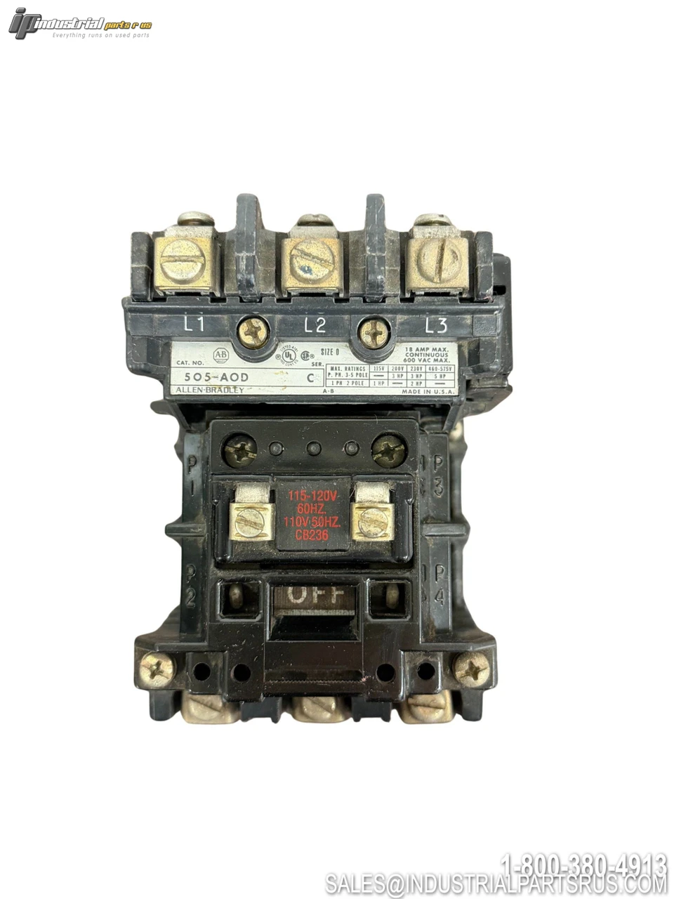 Allen-Bradley 505-AOD Motor Starter View 3