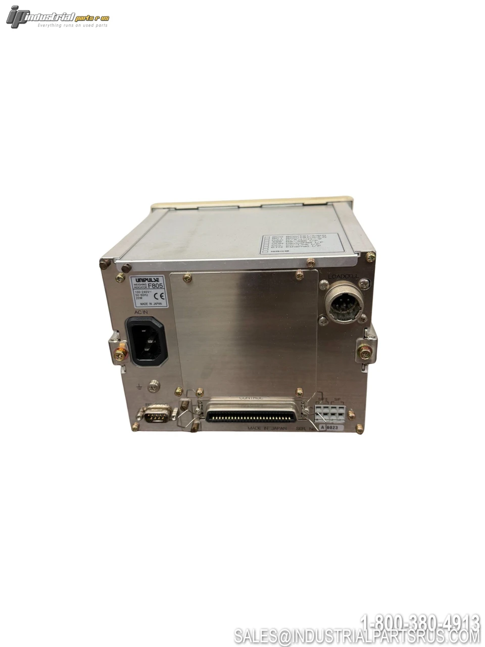 Unipulse F805 Panel Meter View 3