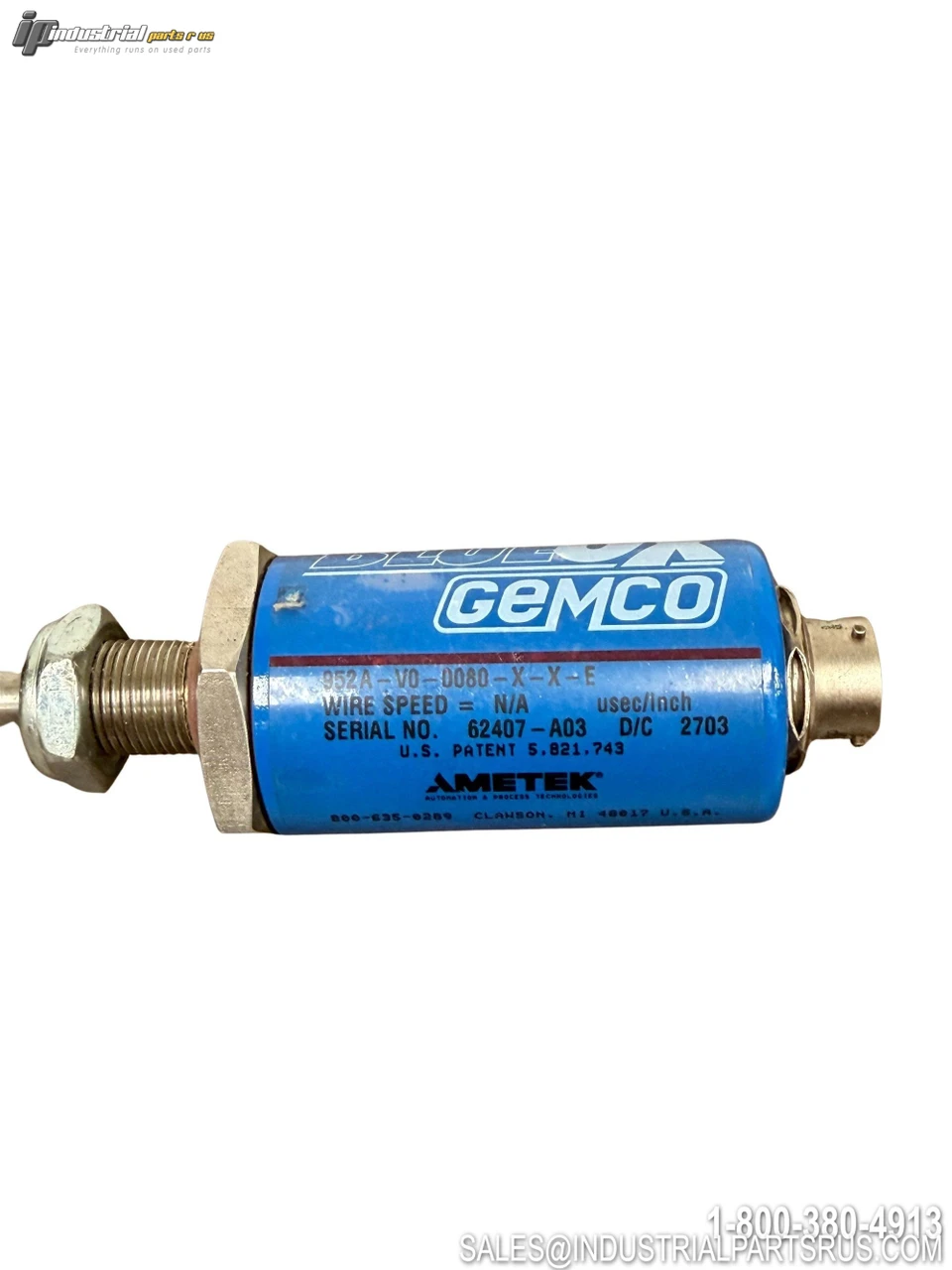 Gemco BlueOx 952A-V0-0080-X-X-E - Photo 4