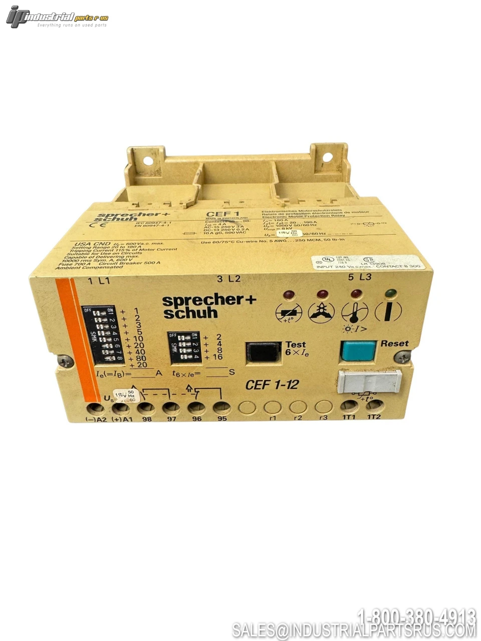 Sprecher+Schuh CEF 1-12 Overload Relay Image 2
