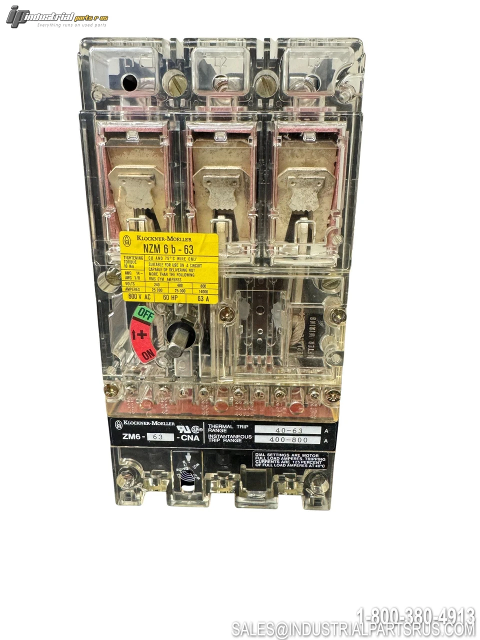 Klockner/Moeller NZM6B/ZM6-63-CNA View 3