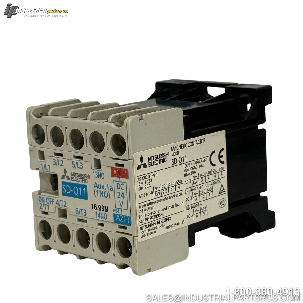 Used - Good MITSUBISHI SD-Q11 Contactor Image 2
