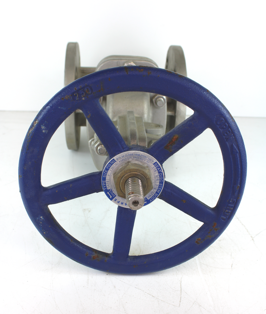 Sharpe 3" Stainless Steel Flanged 150 Gate Valve 316SS Series 35116