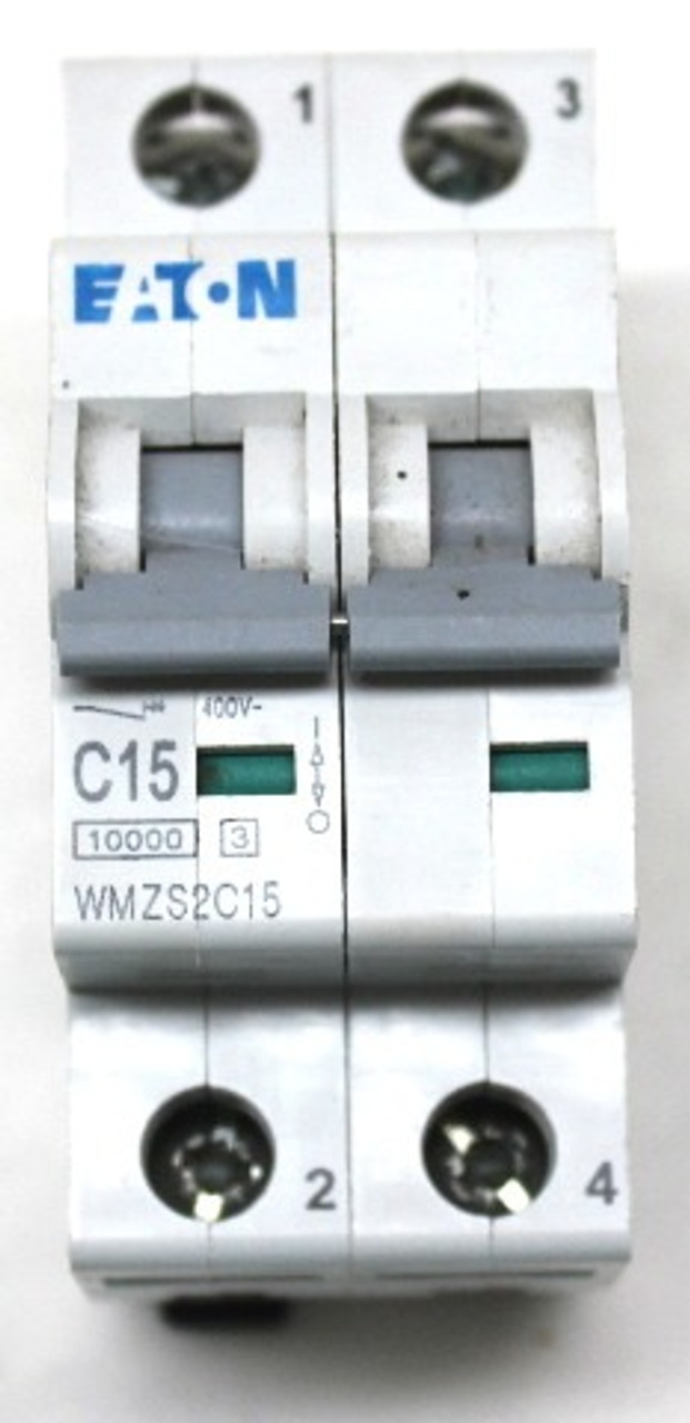 Eaton WMZS2C15 Circuit Breaker 15 Amp, 2 Pole, 277 V