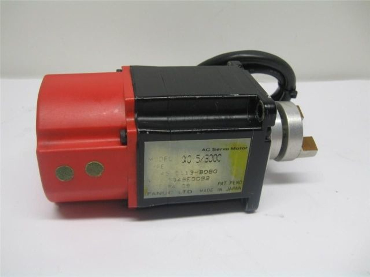 Fanuc A06B-0113-B080 AC Servo Motor A0.5/3000