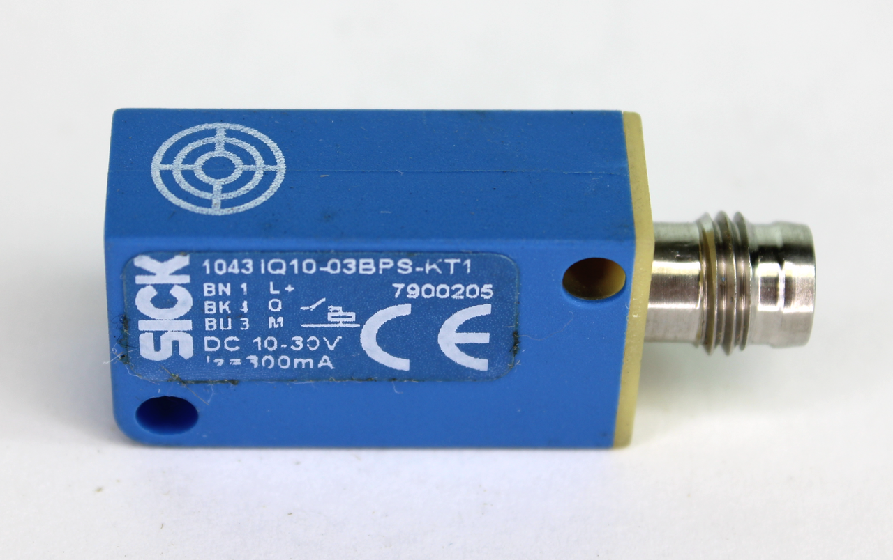 Sick 1043IQ10-03BPS-KT1 Inductive Proximity Sensor PNP 3mm Sensing Dis. 10-30Vdc