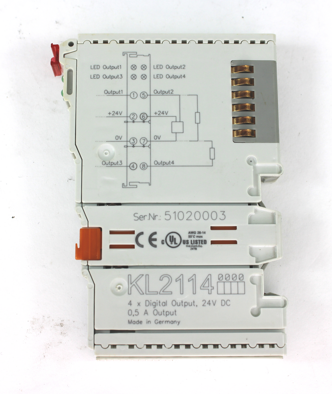 Beckhoff Digital Input Module KL2114,  24VD