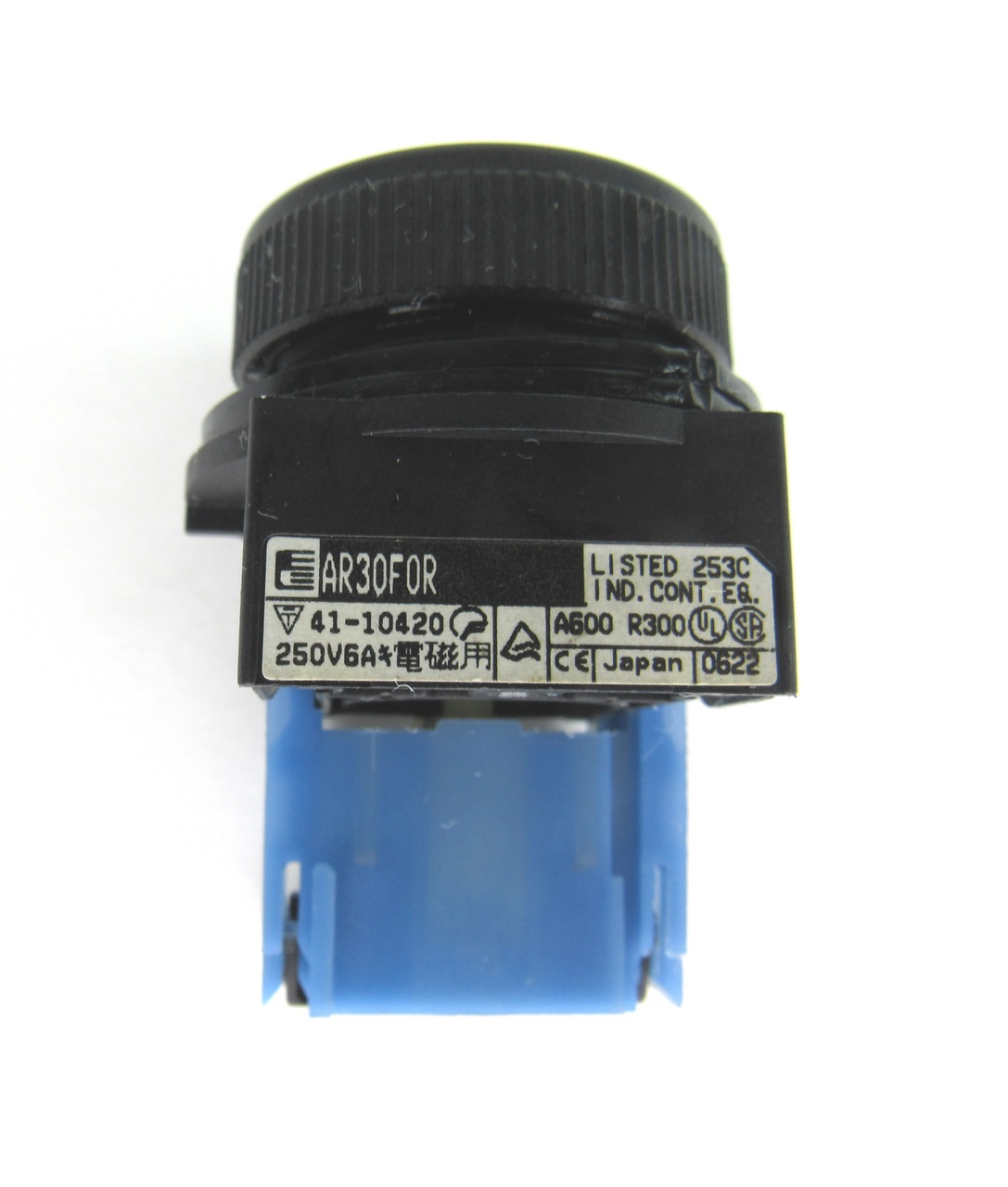 横田基地 FUJI CONTROL パッチ Fuji AR30FOR Yellow Push Button Switch