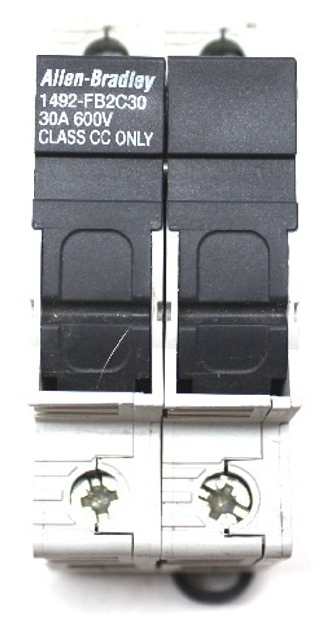 Allen Bradley 1492-FB2C30 Fuse Holder, 2 Pole, 30 Amp, 600 Volt Series B