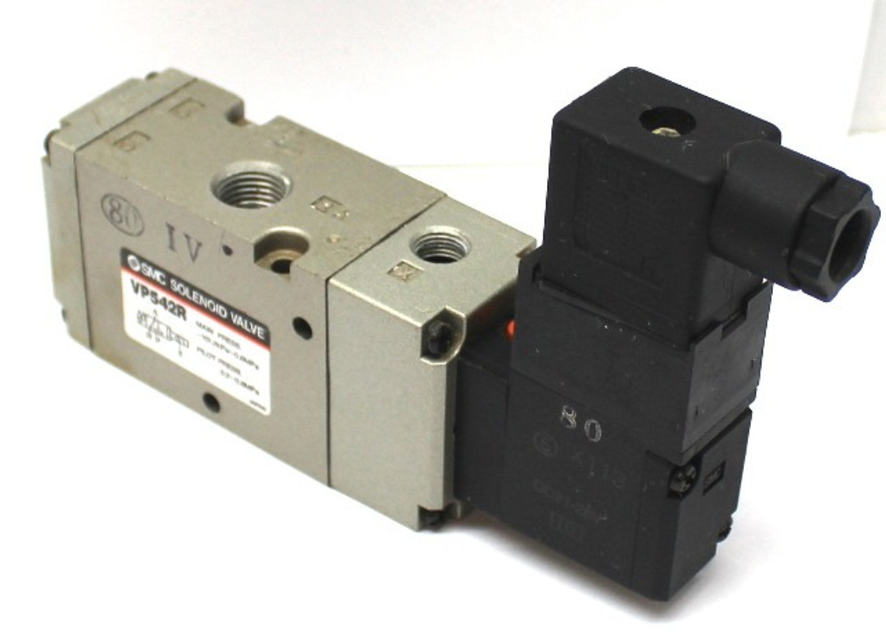 Smc VP542R Solenoid Valve 24Vdc Coil