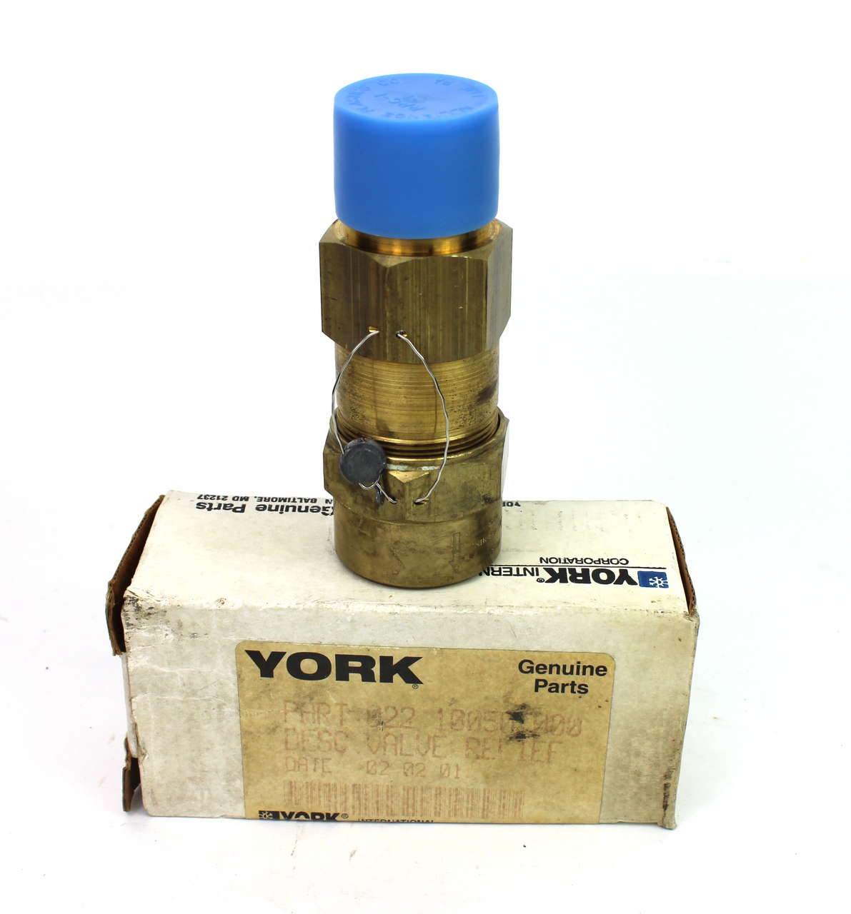 York 022 10050 000 Pressure Relief Valve New