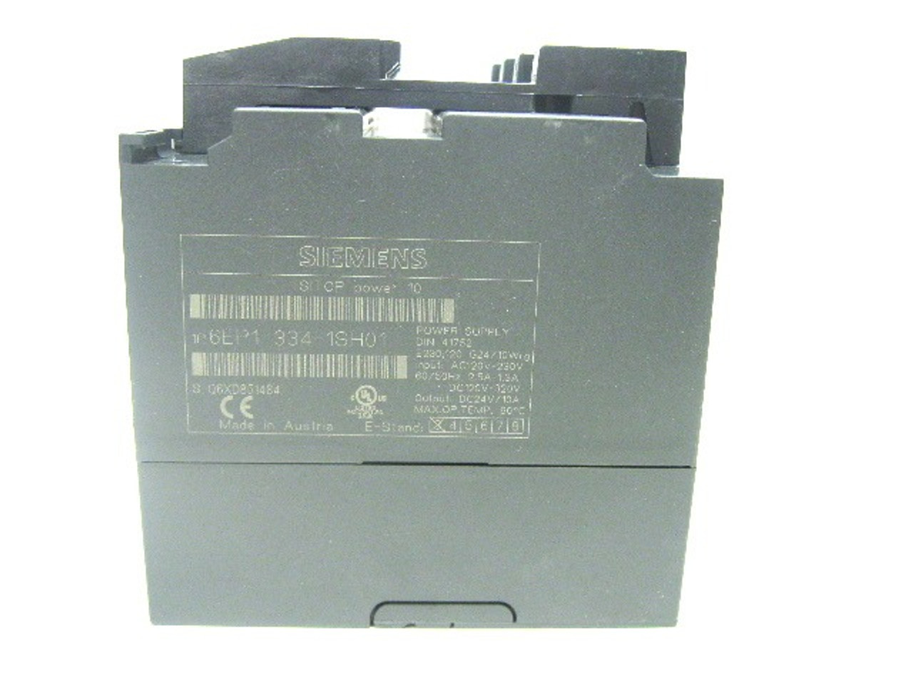 Siemens SITOP 6EP1 334-1SH01 Power Supply 120-230 Vac Input 24 Vdc Output