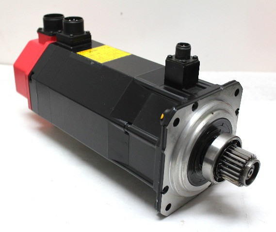 Fanuc A06B-0163-B175 AC Servo Motor 3000 RPM 1.8Kw 200Hz 9Nm 6.8A M-