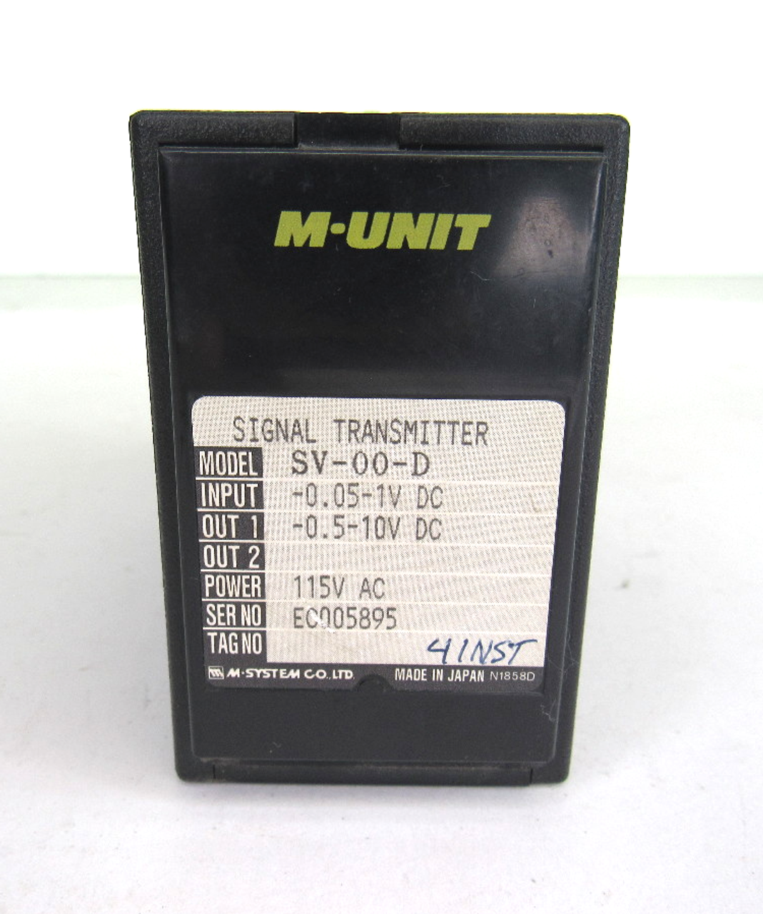 M-Unit SV-00-D Signal Transmitter