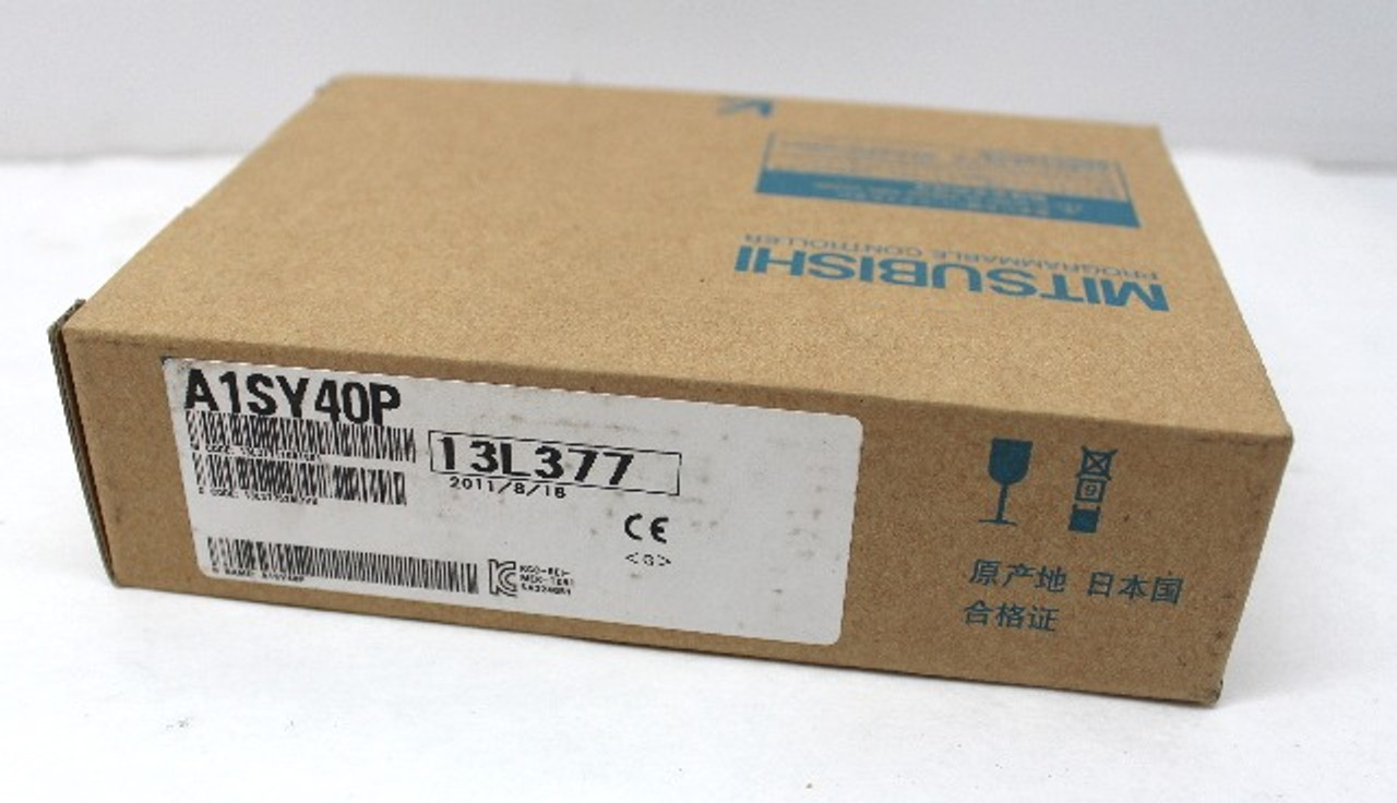 Mitsubishi Melsec A1SY40P Discrete I/O Output TR Sink, 16 Pt Fused New In Box