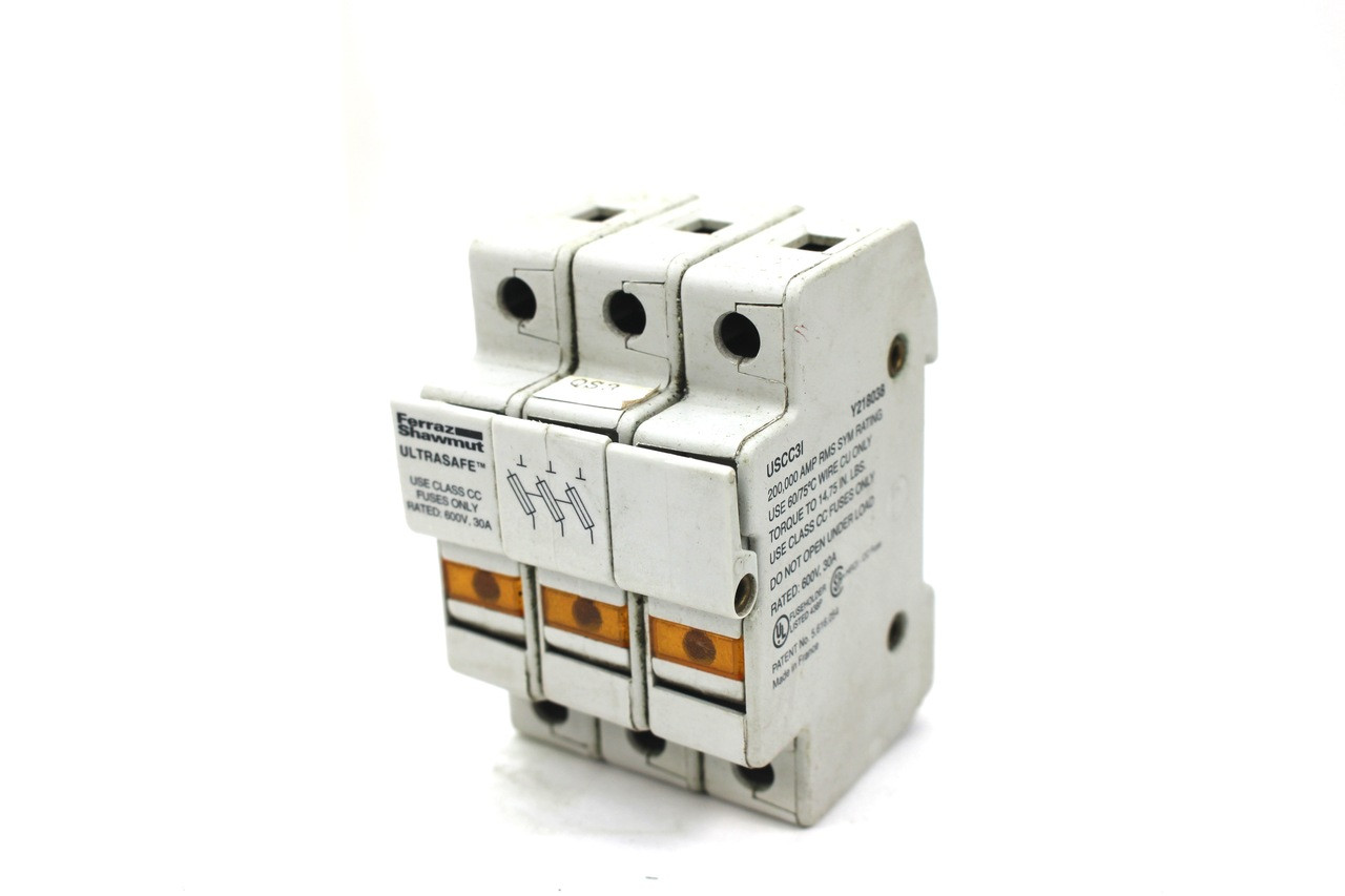 Ferraz Shawmut USCC3I Fuse Holder 600V 30A
