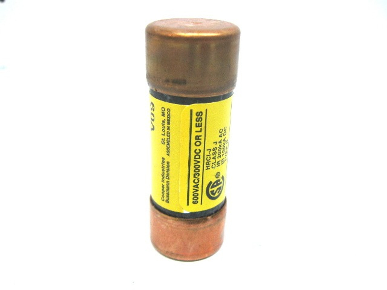 Bussman LPJ-2SP Time Delay Fuse 2 Amp, 600 Vac, 300 Vdc