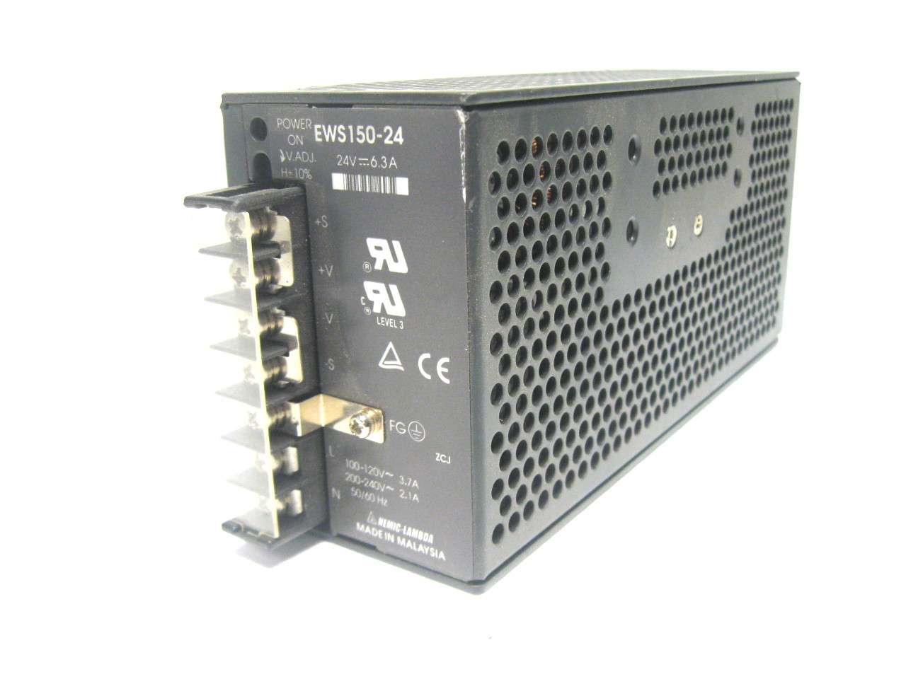 Nemic Lambda EWS150-24 Power Supply 24 Vdc 6.3 Amp 100-240 Vac