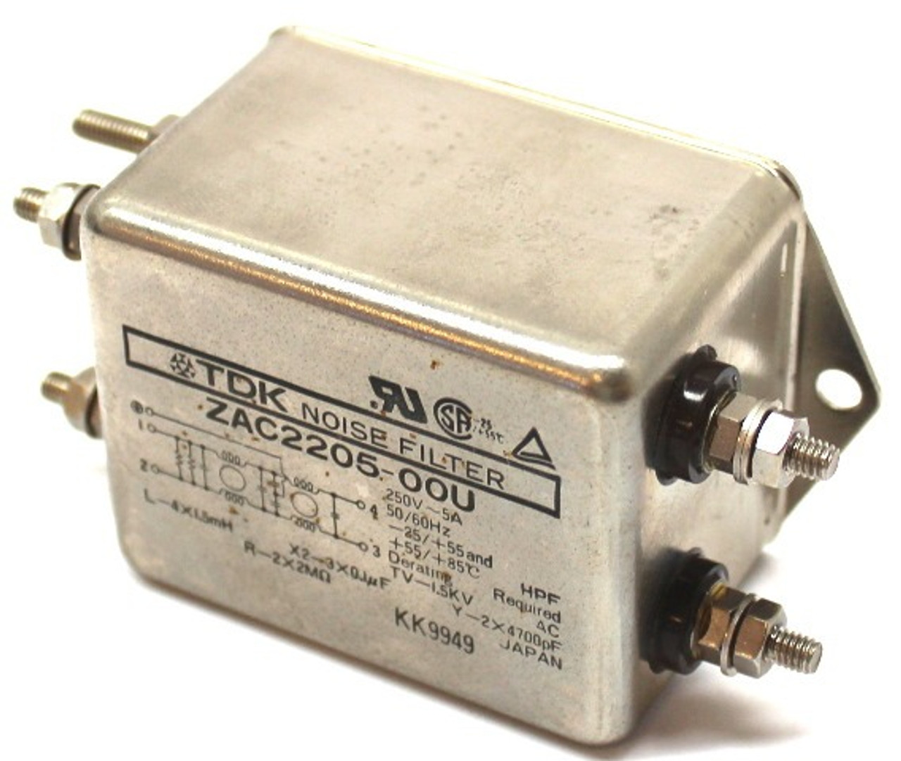 TDK ZAC2205-00U Noise Filter 250V-5A