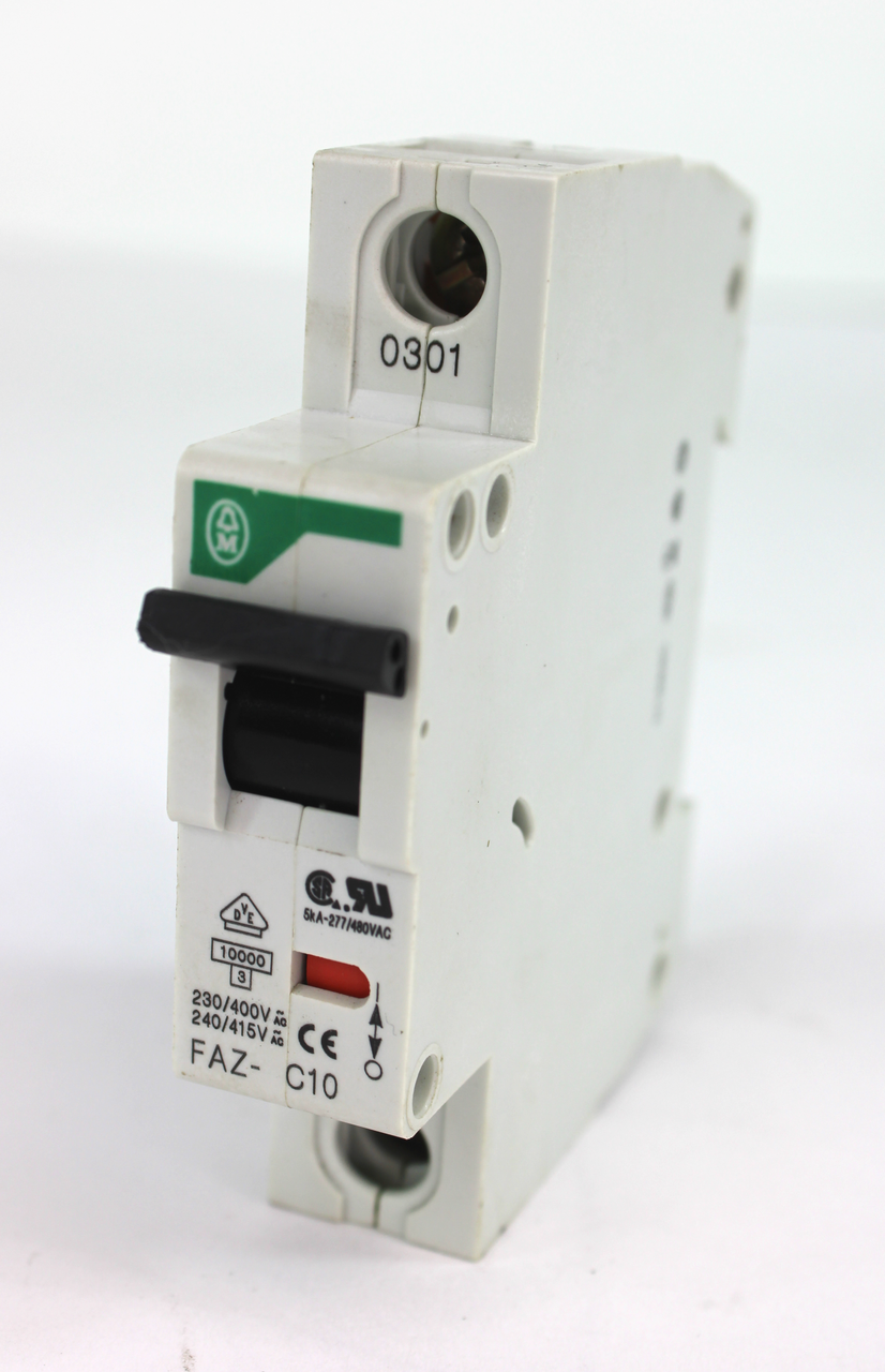 Klockner Moeller FAZ-C10  Circuit Breaker. 230/400Vac 1Pole