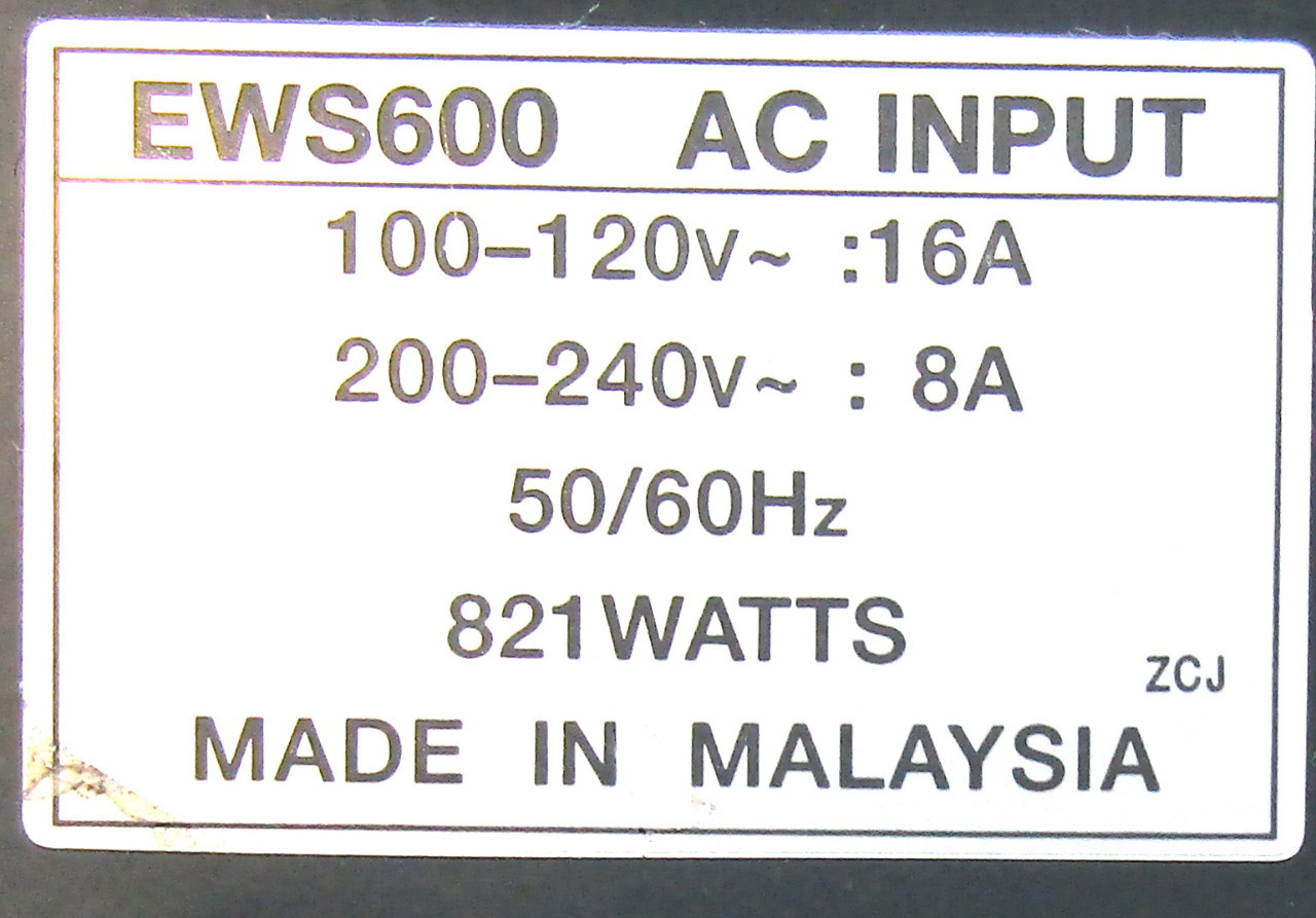 Nemic Lambda EWS600 Power Supply 24V 27Amp 100-240 Vac