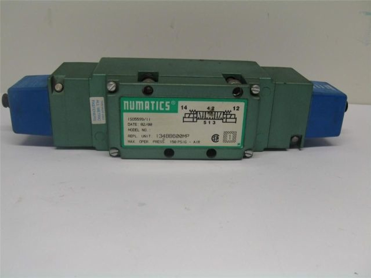 Numatics I34BB600MP 150 PSIG-AIR Solenoid Valve