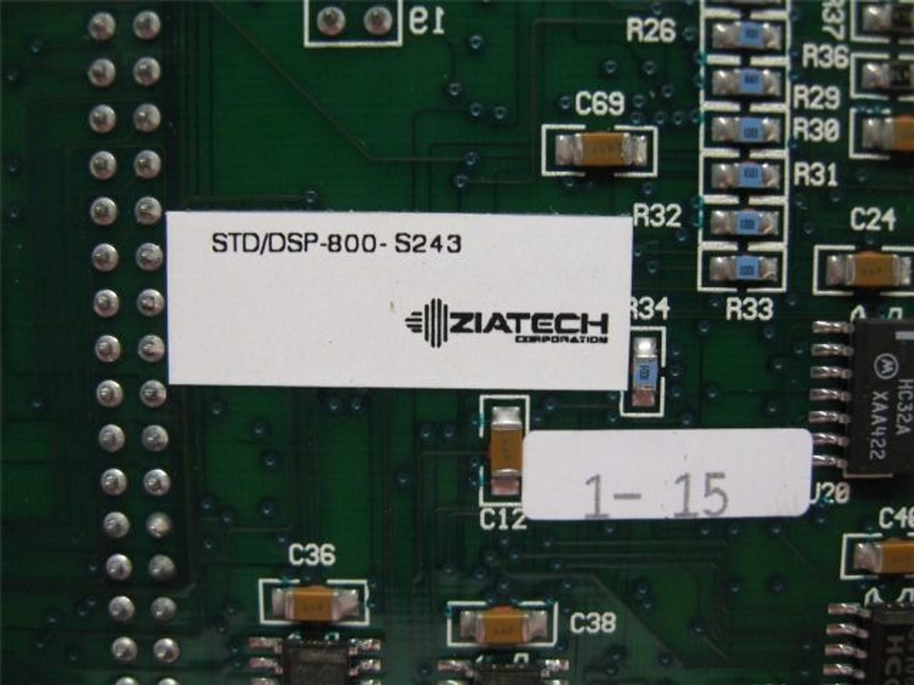 Ziatech STD/DSP-800-S243 Motion Engineering Inc. 8 Axis Motion Controller Rev. 6
