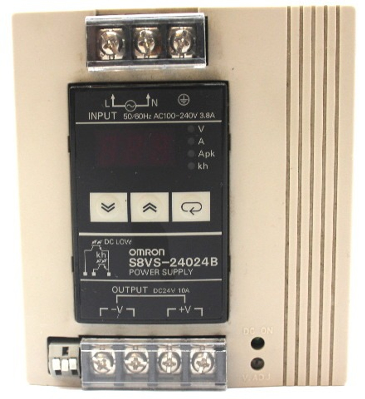 Omron S8VS-24024B Power Supply 100-240 Vac Input, 24 Vdc Output