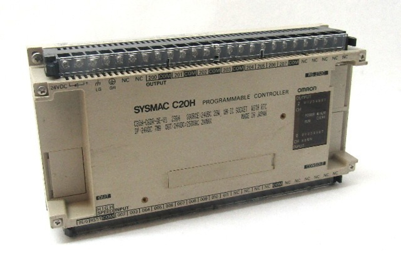 Omron C20H-C6DR-DE-V1 Sysmac C20H Programmable Controller 24Vdc/250Vac