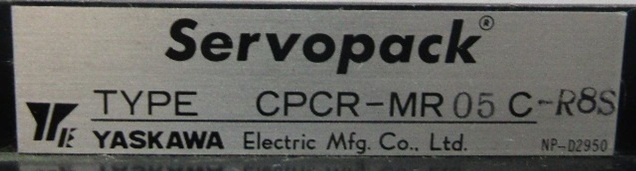 Yaskawa Electric CPCR-MR05C-R8S Servopack Servo Drive