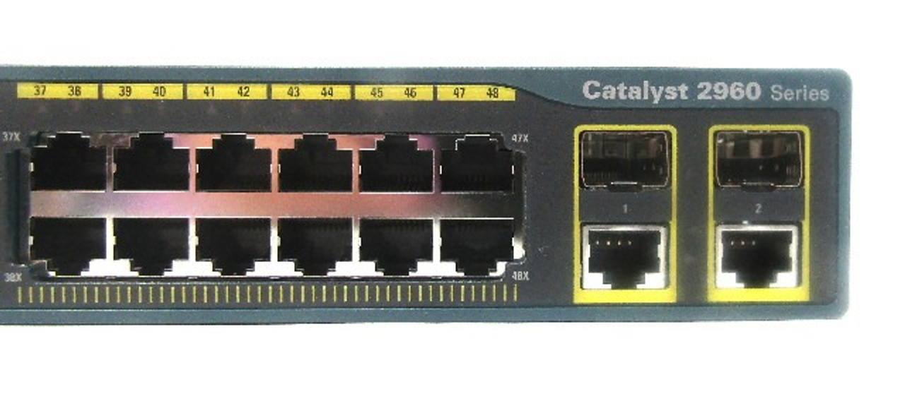 Cisco Catalyst WS-C2960-48TC-L V05 Managed Switch Ethernet Ports