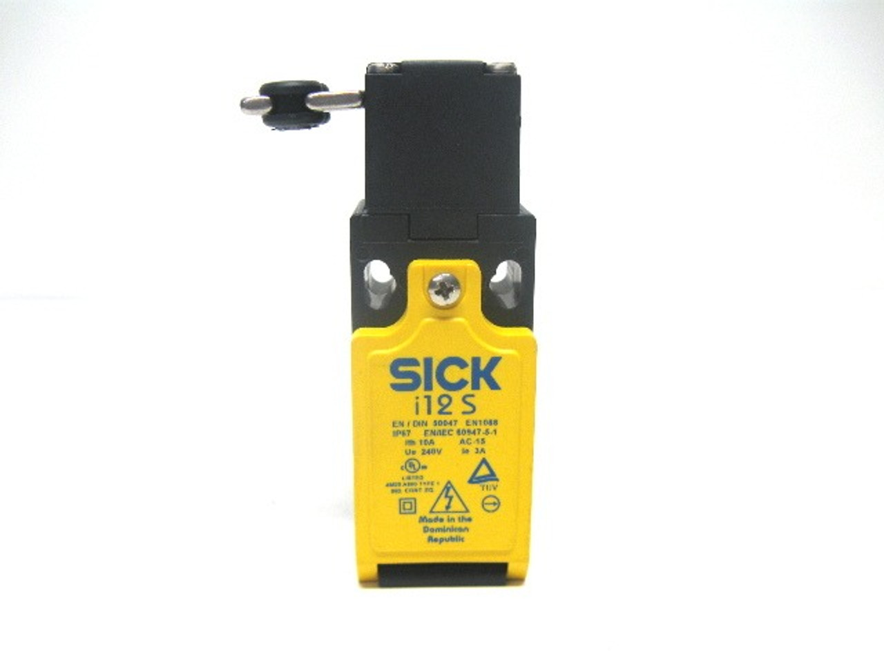 Sick I12-SB213 Safety Interlock Switch 10 Amp, 240 Volt, 2 NC, 1 NO