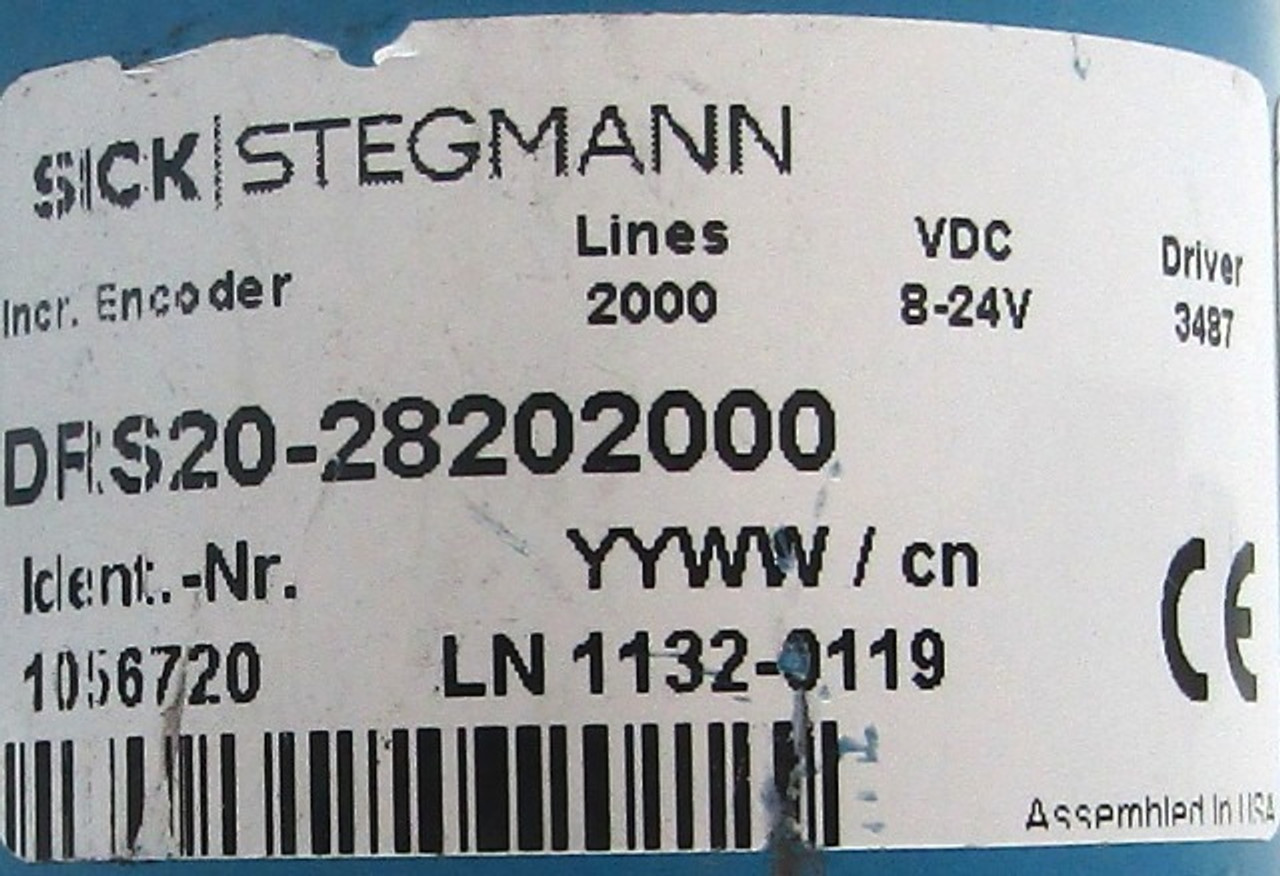 Sick Stegmann DRS20-28202000 Encoder 8-24V