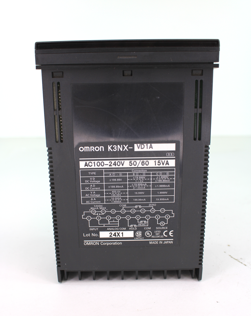 Omron K3nx Vd1a Digital Panel Meter 100 240v