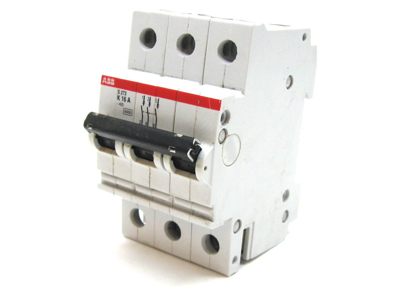 ABB S273 K16A 3 Pole 277/480 Vac 16 Amp Circuit Breaker