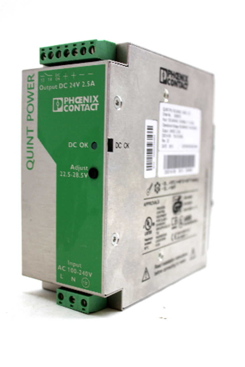 Phoenix Contact QUINT-PS-100-240AC/24DC/2,5 Power Supply 100-240 Vac, 24 Vdc