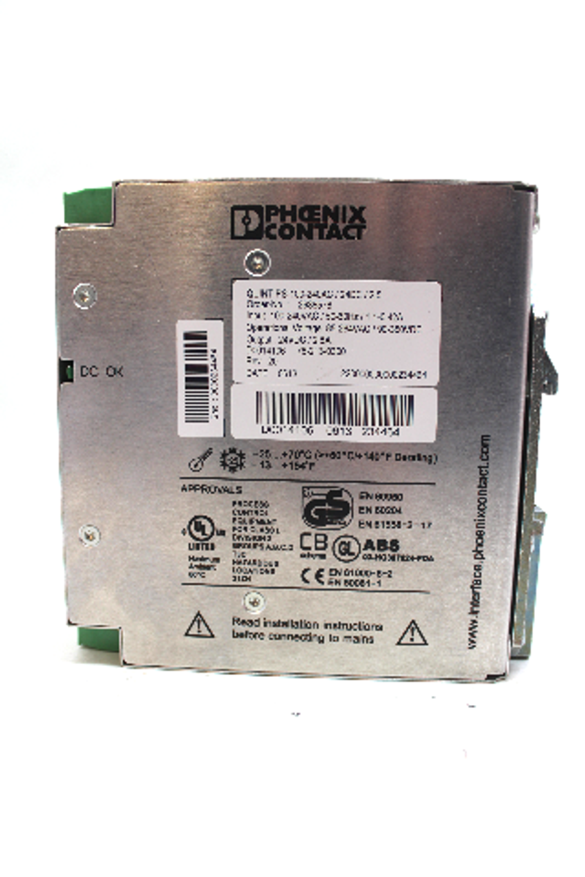 Phoenix Contact QUINT-PS-100-240AC/24DC/2,5 Power Supply 100-240 Vac, 24 Vdc