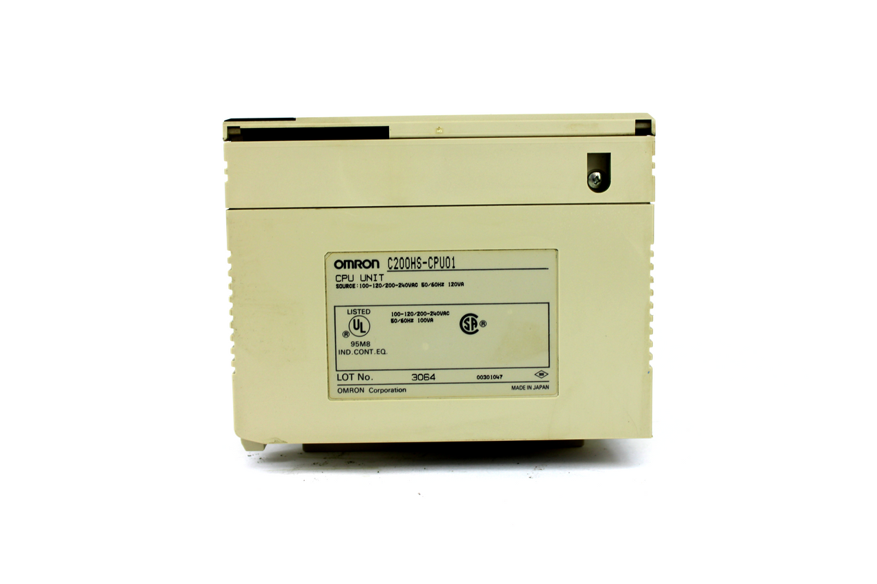 Omron C200HS-CPU01 CPU Unit, 100-120/200-240 VAC