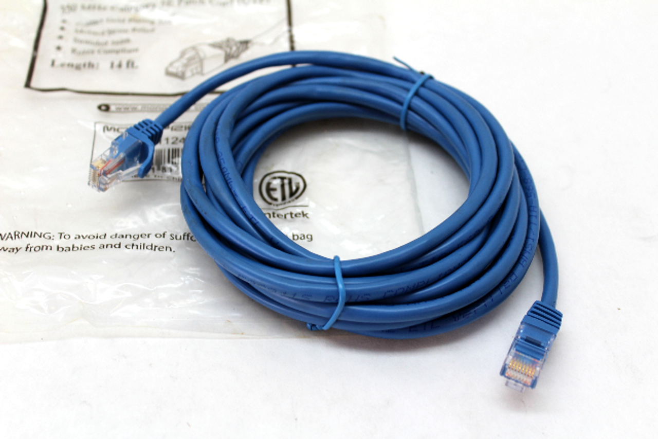 350 MHz Cat5E Patch Cord, 14 ft - Set of 4