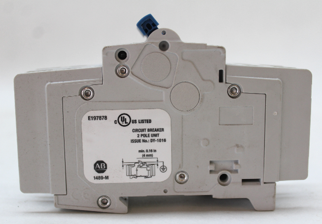 Allen Bradley 1489-M2D030 Ser. D Circuit Breaker, 3A, 2 Pole