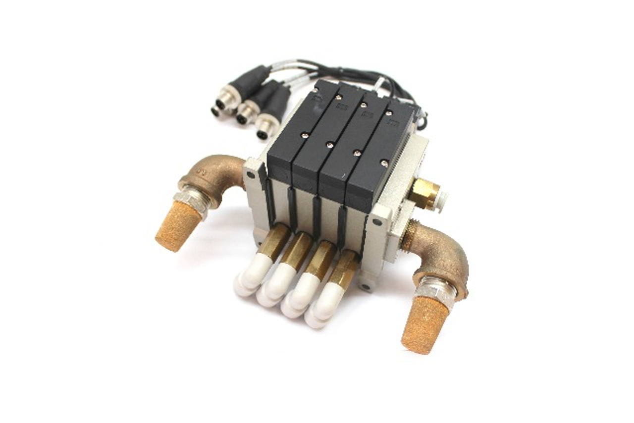 SMC ZM133H-K5LZ Vacuum Ejector Assembly Manifold 1.3mm Nozzle 24V