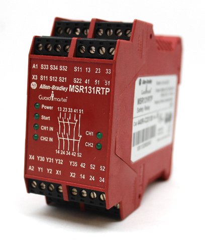 Allen Bradley Guardmaster MSR131RTP / 440R-C23139 Ser. B Safety Relay 24 VAC/DC