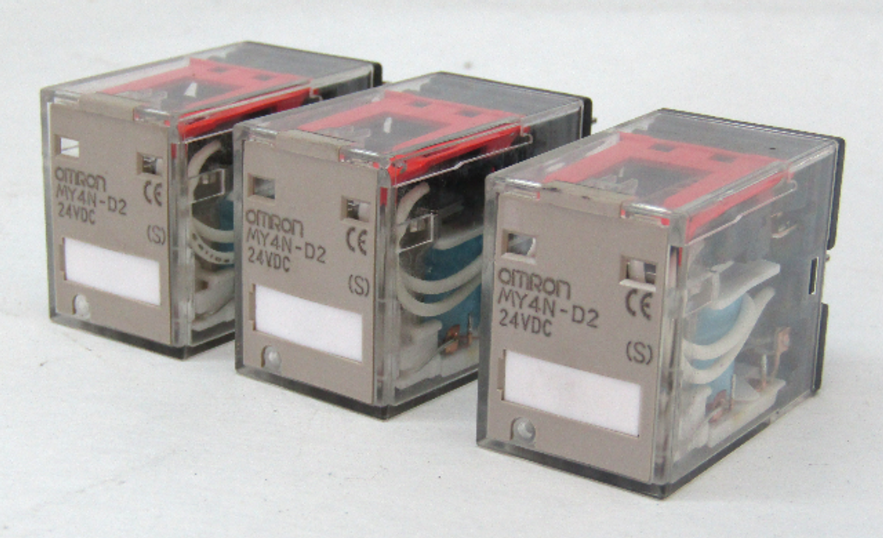 Omron MY4N-D2 Relay 14 Point 24 VDC 5A (Pack of 3)