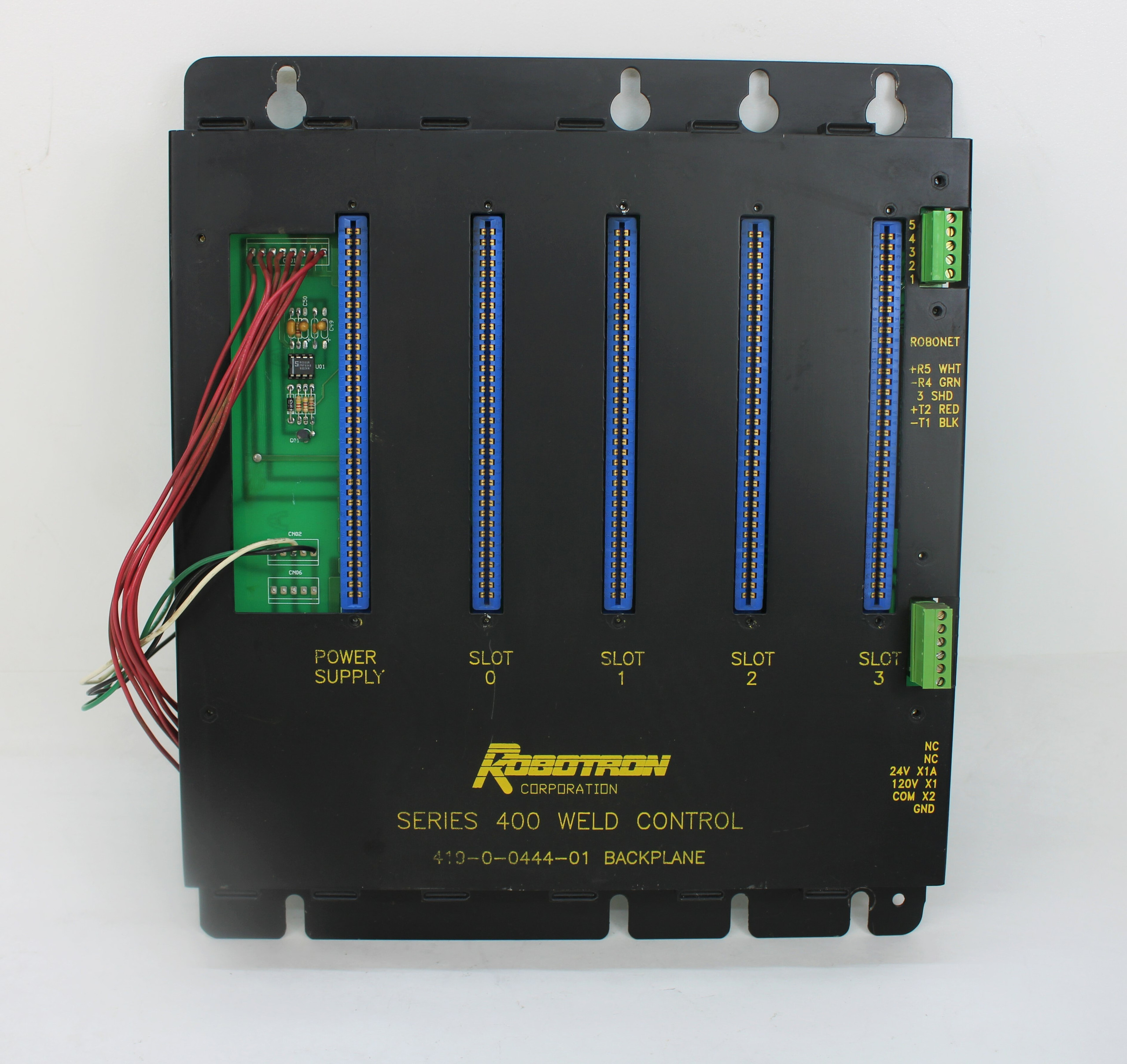 Robotron 419-0-0444-01 Series 400 Weld Control Backplane
