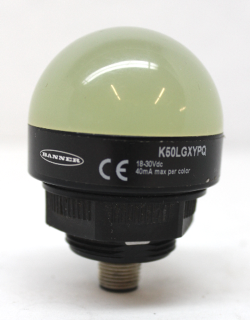 Banner Engineering K50LGXYPQ, 50mm General Purpose 2-Color LED Indicator