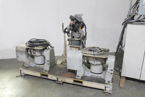 Motoman SSA-2000 Welding Robot NX100 Control Motoweld EL350 Welder Motopos Motoman SSA-2000 Welding Robot NX100 Control Motoweld EL350 Welder Motopos